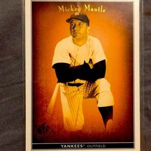 Mickie Mantle rare card